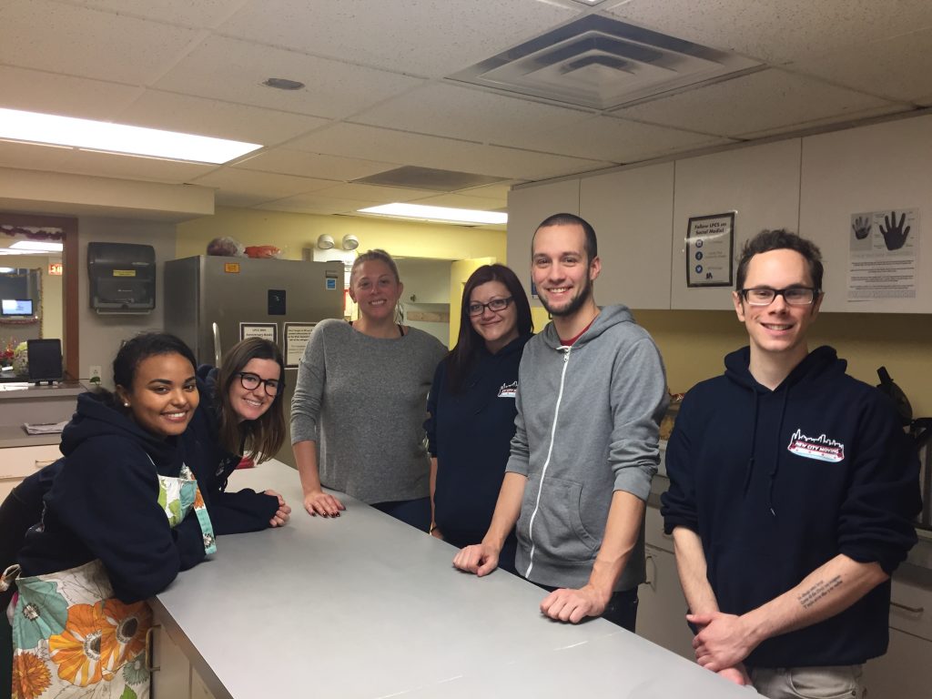 New City Moving employees at Lincoln Park Shelter